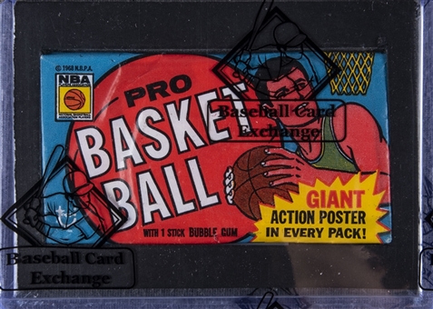 1970-71 Topps Basketball Unopened Wax Pack – BBCE Certified